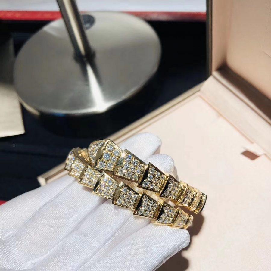 [Rose Jewellery]SERPENTI BRACELET 8MM GOLD DIAMOND