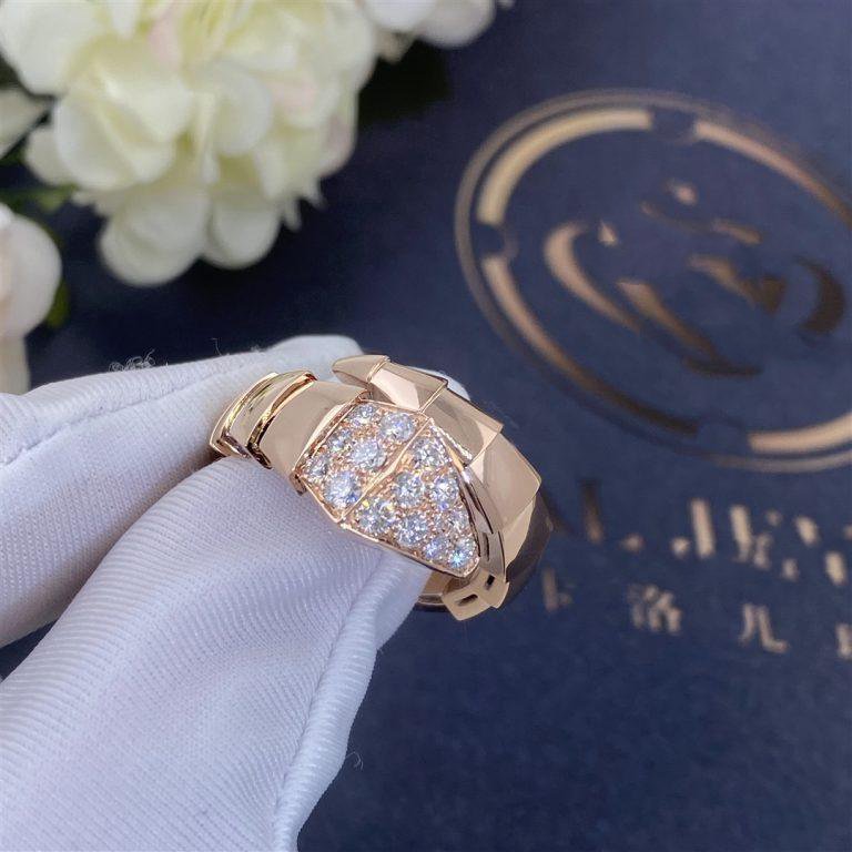 [Rose Jewellery]SERPENTI RING PINK GOLD DIAMOND