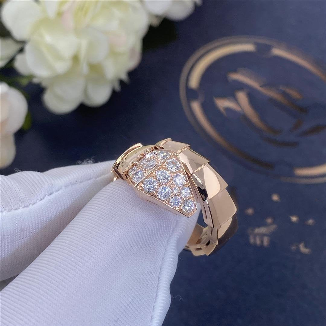 [Rose Jewellery]SERPENTI RING PINK GOLD DIAMOND