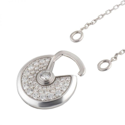 [Rose Jewellery]AMULETTE SILVER FULL DIAMOND NECKLACE