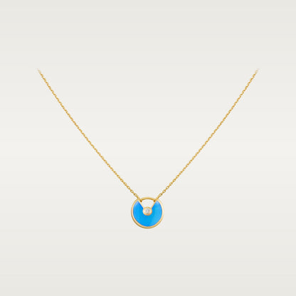 [Rose Jewellery]AMULETTE GOLD TURQUOISE NECKLACE