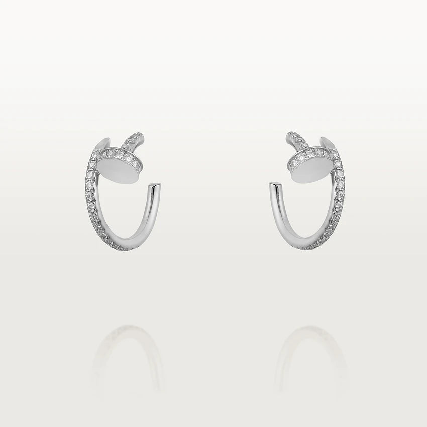 [Rose Jewellery]JUSTE EARRINGS 12.75MM SILVER DIAMOND