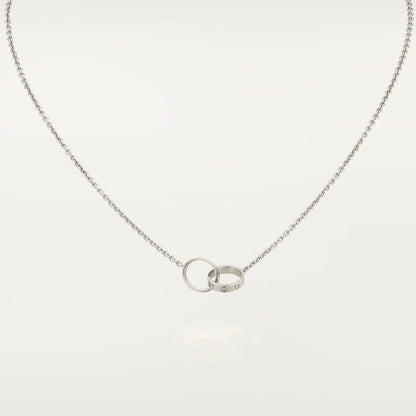 [Rose Jewellery]LOVE NECKLACE PINK GOLD AND SILVER