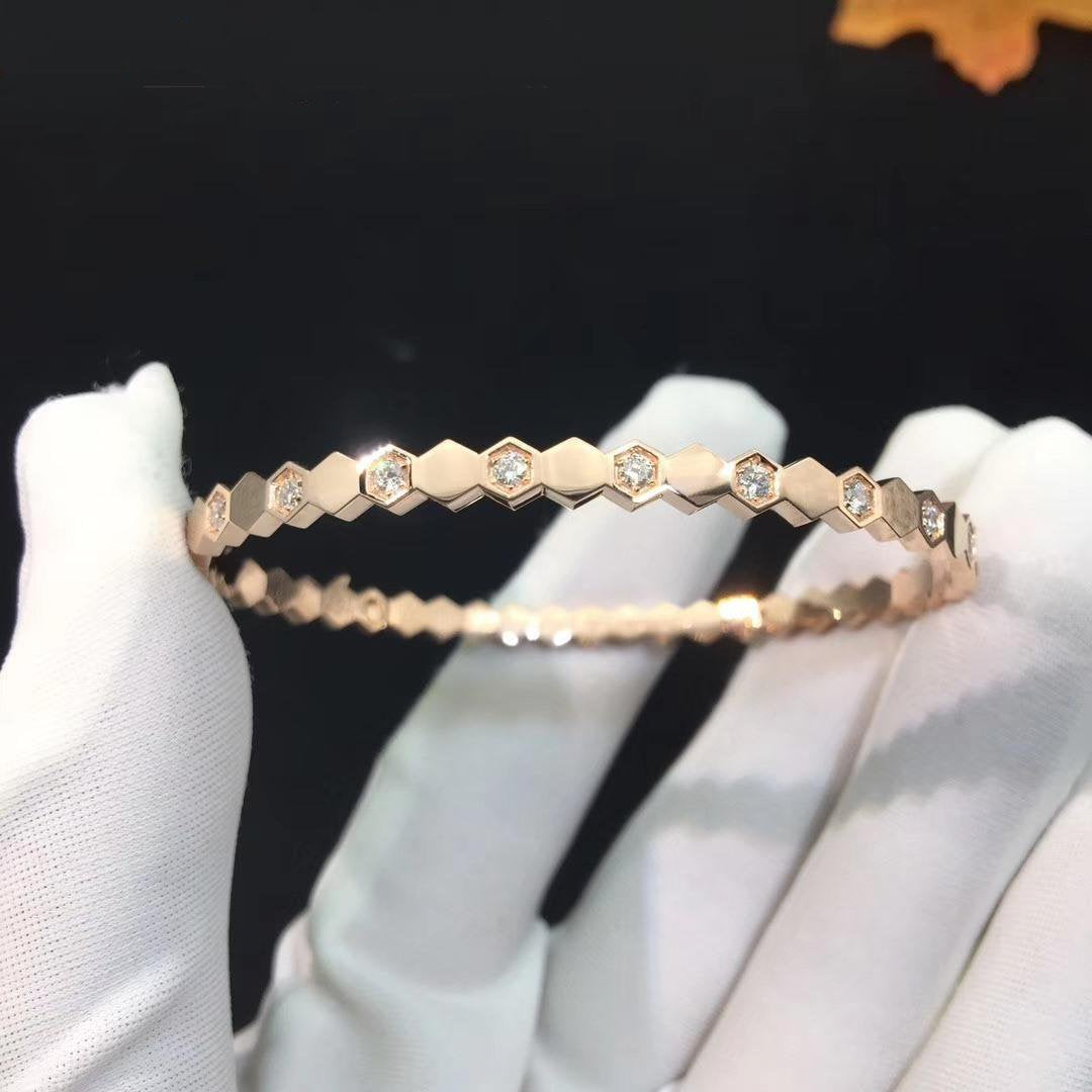 [Rose Jewellery]BEE LOVE PINK GOLD DIAMOND BRACELET