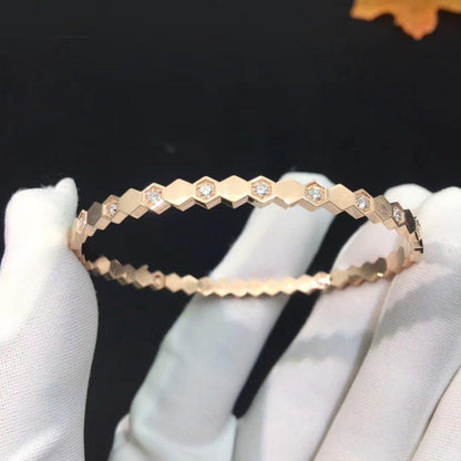 [Rose Jewellery]BEE LOVE PINK GOLD DIAMOND BRACELET