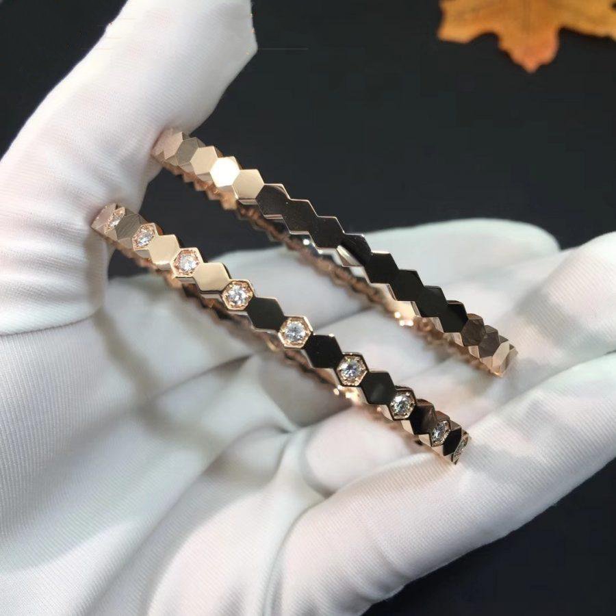 [Rose Jewellery]BEE LOVE PINK GOLD DIAMOND BRACELET