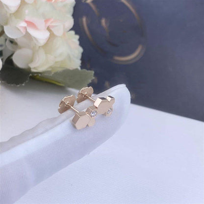 [Rose Jewellery]BEE LOVE PINK GOLD DIAMOND EARRINGS