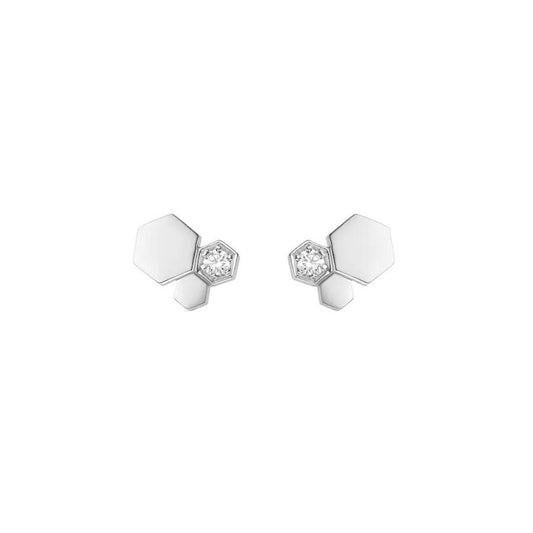 [Rose Jewellery]BEE LOVE SILVER DIAMOND EARRINGS