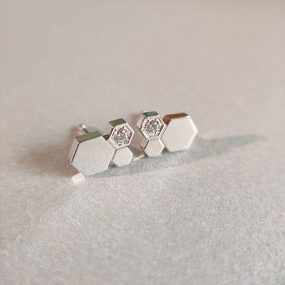 [Rose Jewellery]BEE LOVE SILVER DIAMOND EARRINGS