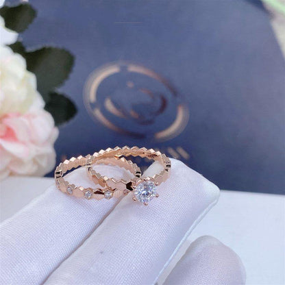 [Rose Jewellery]BEE LOVE RING PINK GOLD 1 DIAMOND