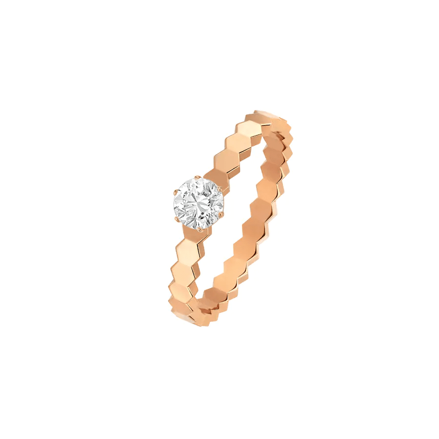 [Rose Jewellery]BEE LOVE RING PINK GOLD 1 DIAMOND