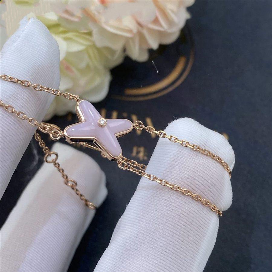 [Rose Jewellery]JEUX BRACELET PINK MOP PINK GOLD 1 DIAMOND