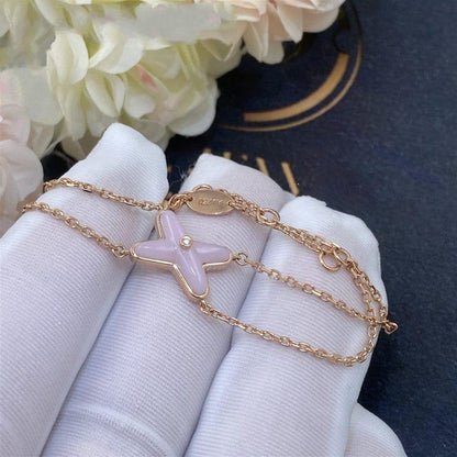 [Rose Jewellery]JEUX BRACELET PINK MOP PINK GOLD 1 DIAMOND