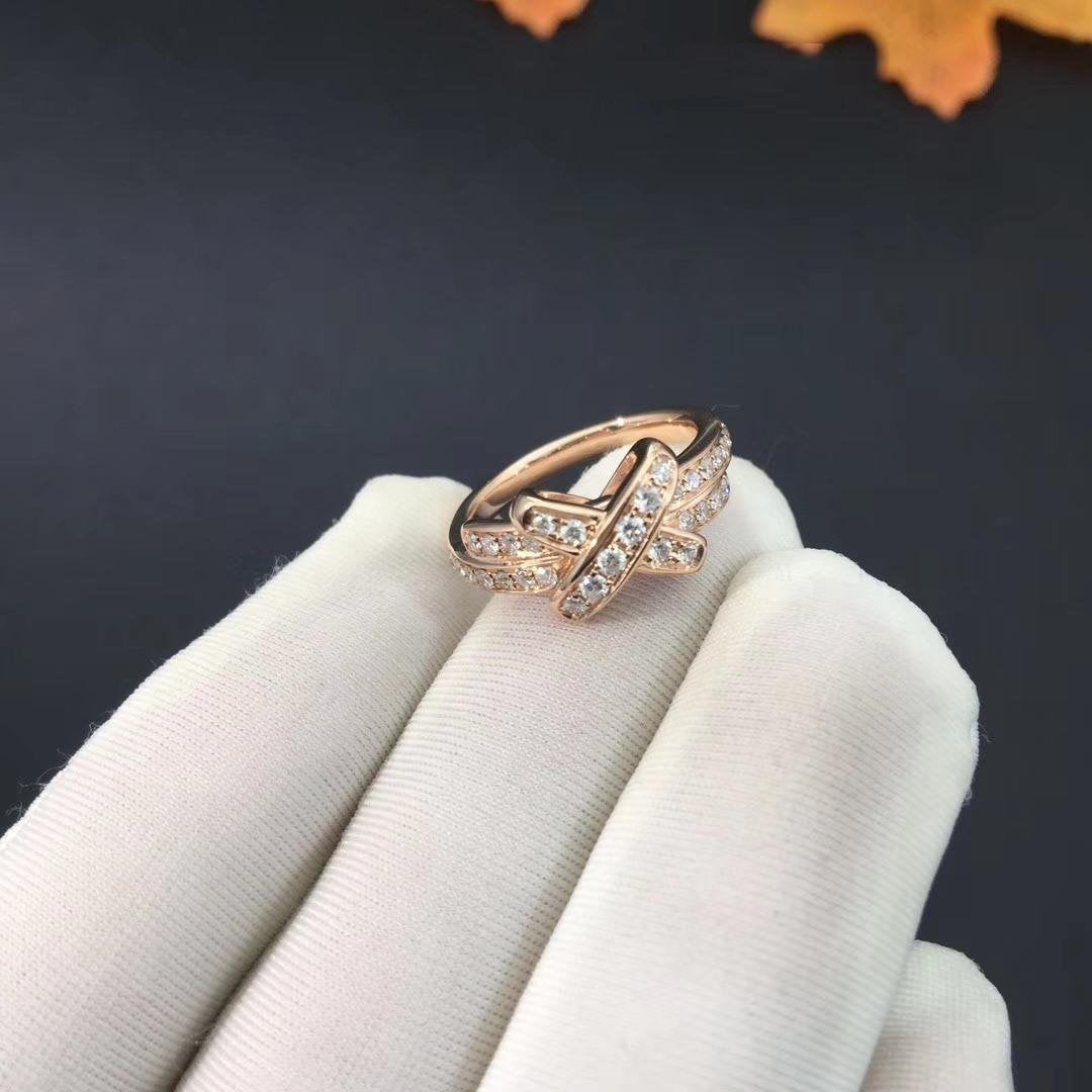 [Rose Jewellery]JEUX DE RING PINK GOLD DIAMOND