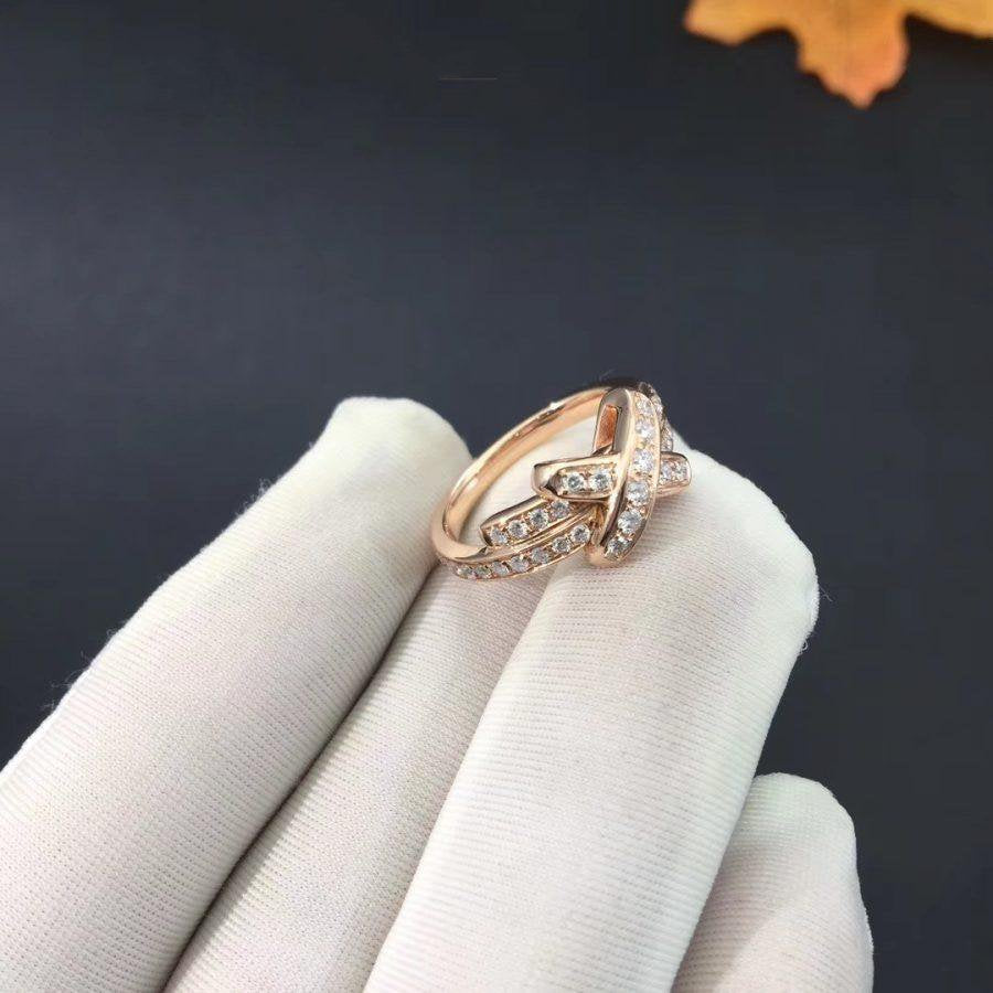 [Rose Jewellery]JEUX DE RING PINK GOLD DIAMOND