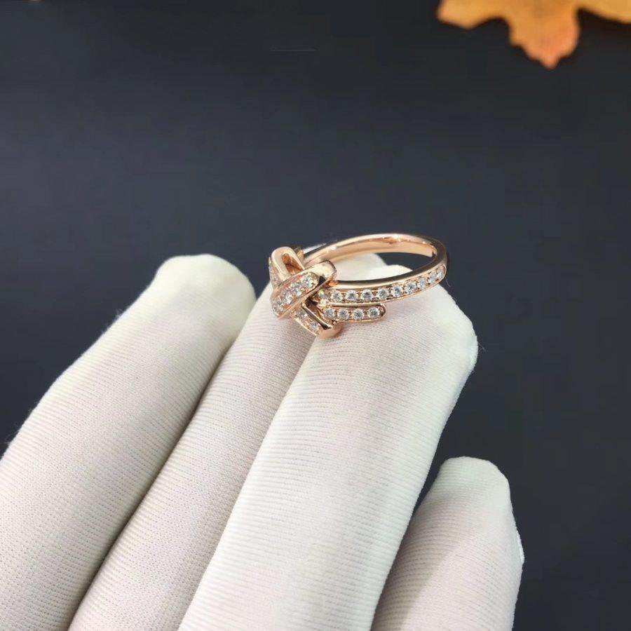 [Rose Jewellery]JEUX DE RING PINK GOLD DIAMOND