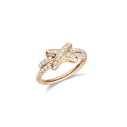 [Rose Jewellery]JEUX DE RING PINK GOLD DIAMOND