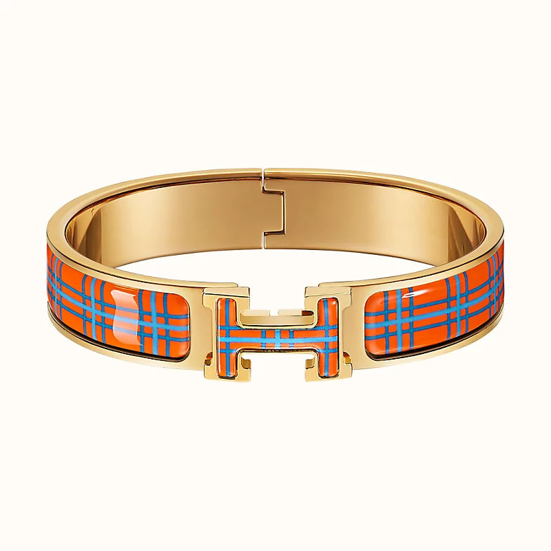 [Rose Jewellery]H TARTAN BRACELET 12MM