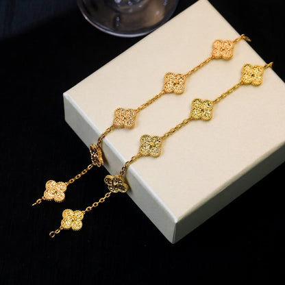 [Rose Jewellery]CLOVER 5 MOTIFS BRONZING BRACELET