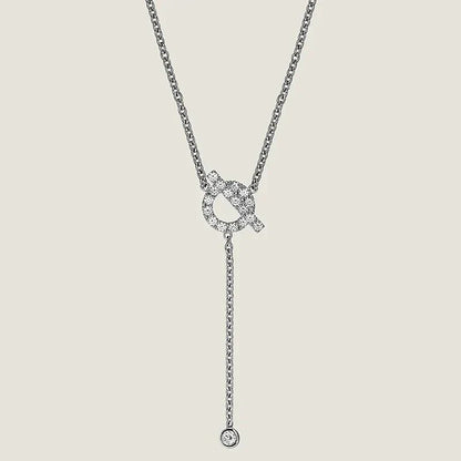 [Rose Jewellery]FINESSE SILVER DIAMOND NECKLACE