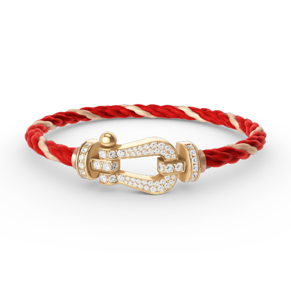 [Rose Jewellery]FORCE LARGE HORSESHOE FULL DIAMOND BRACELET GOLD