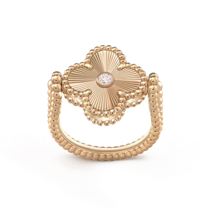 [Rose Jewellery]CLOVER RIVERSIBLE ROSE GOLD RING