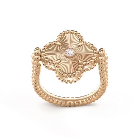 [Rose Jewellery]CLOVER RIVERSIBLE ROSE GOLD RING