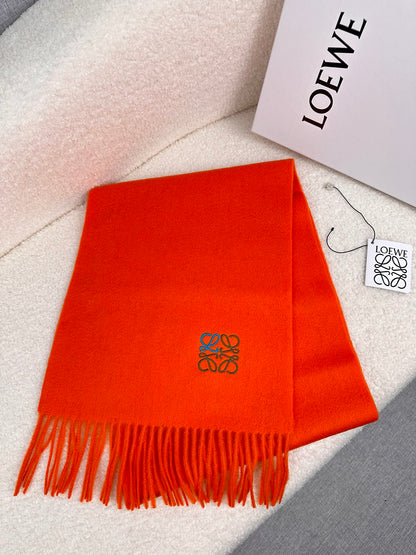 SCARF 180 CM IN FIRE ORANGE CASHMERE 353154