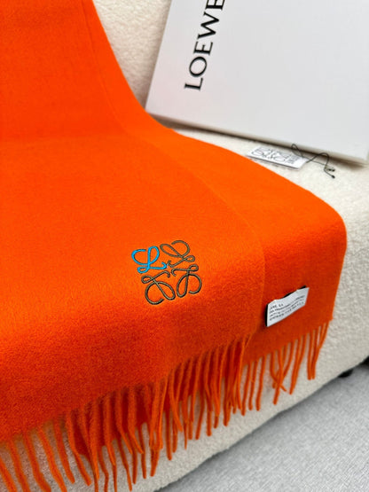 SCARF 180 CM IN FIRE ORANGE CASHMERE 353154