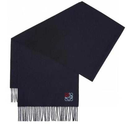 SCARF 180 CM IN NAVY BLUE CASHMERE 353155