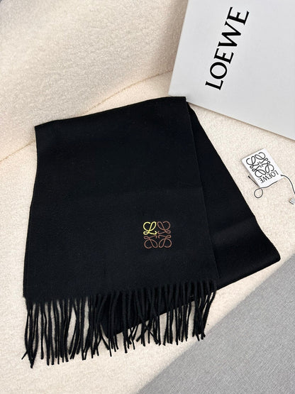 SCARF 180 CM IN BLACK CASHMERE 353157