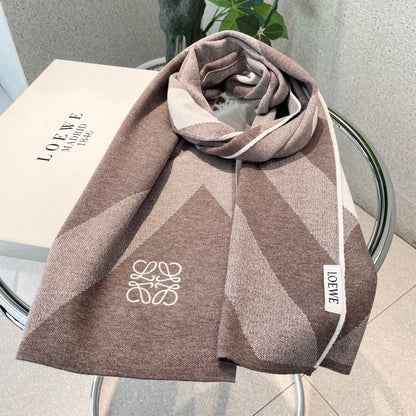 SCARF 180 CM IN LIGHT BROWN CASHMERE 386730