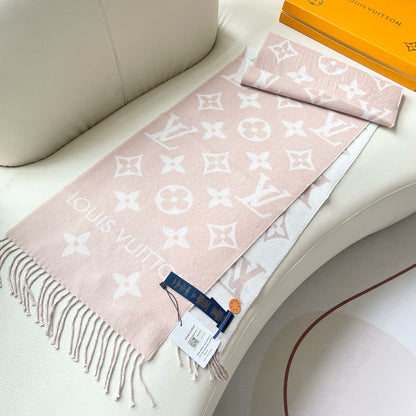 ESSENTIAL SCARF 186 CM IN BEIGE PINK WOOL 399779