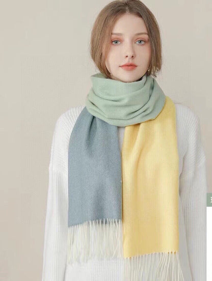 SCARF 190 CM IN COLORFUL CASHMERE 413850