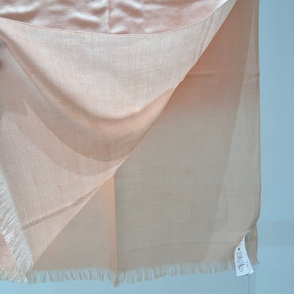 LONG SCARF 195 CM IN LIGHT PINK CASHMERE 332743