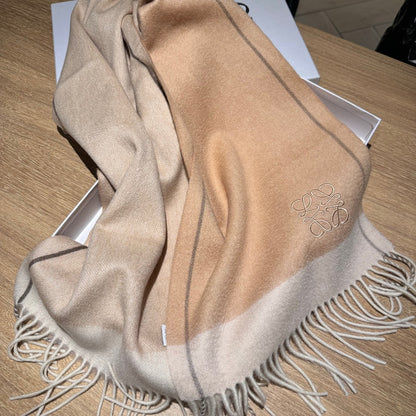 SCARF 180 CM IN MACAROON BEIGE CASHMERE 407394