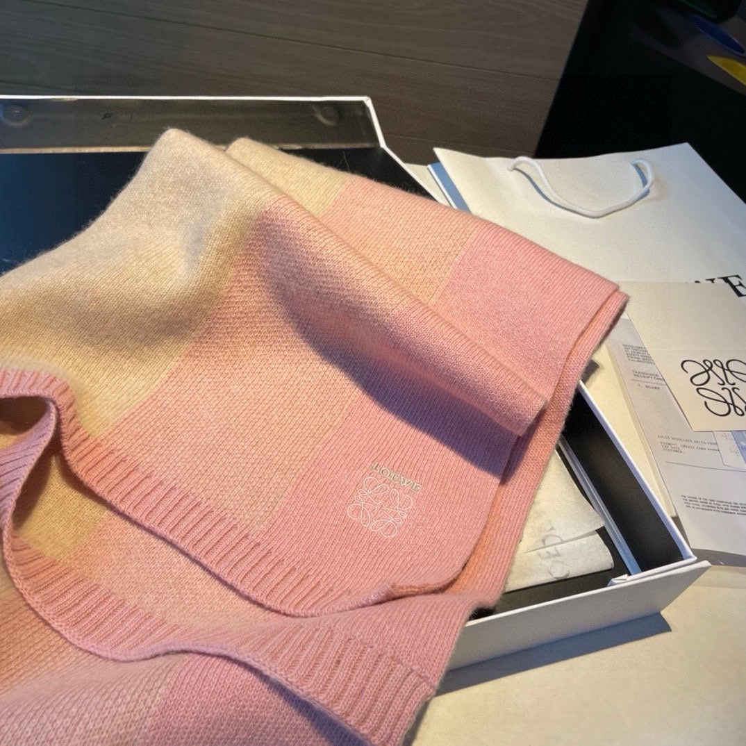 SCARF 190 CM IN LIGHT PINK CASHMERE 390836