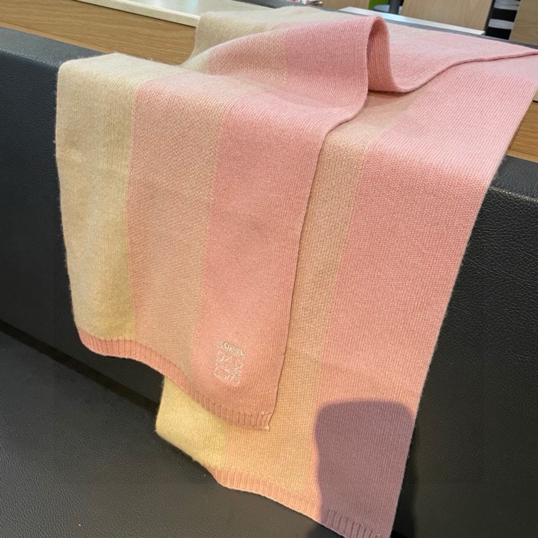 SCARF 190 CM IN LIGHT PINK CASHMERE 390836