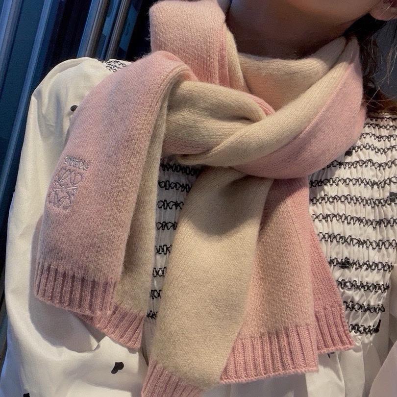 SCARF 190 CM IN LIGHT PINK CASHMERE 390836