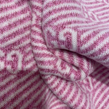 SCARF 195 CM IN LIGHT PINK WOOL 401497