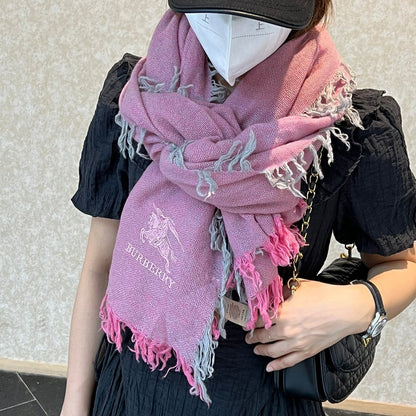 SCARF 200 CM IN FLAMINGO PINK CASHMERE 410225