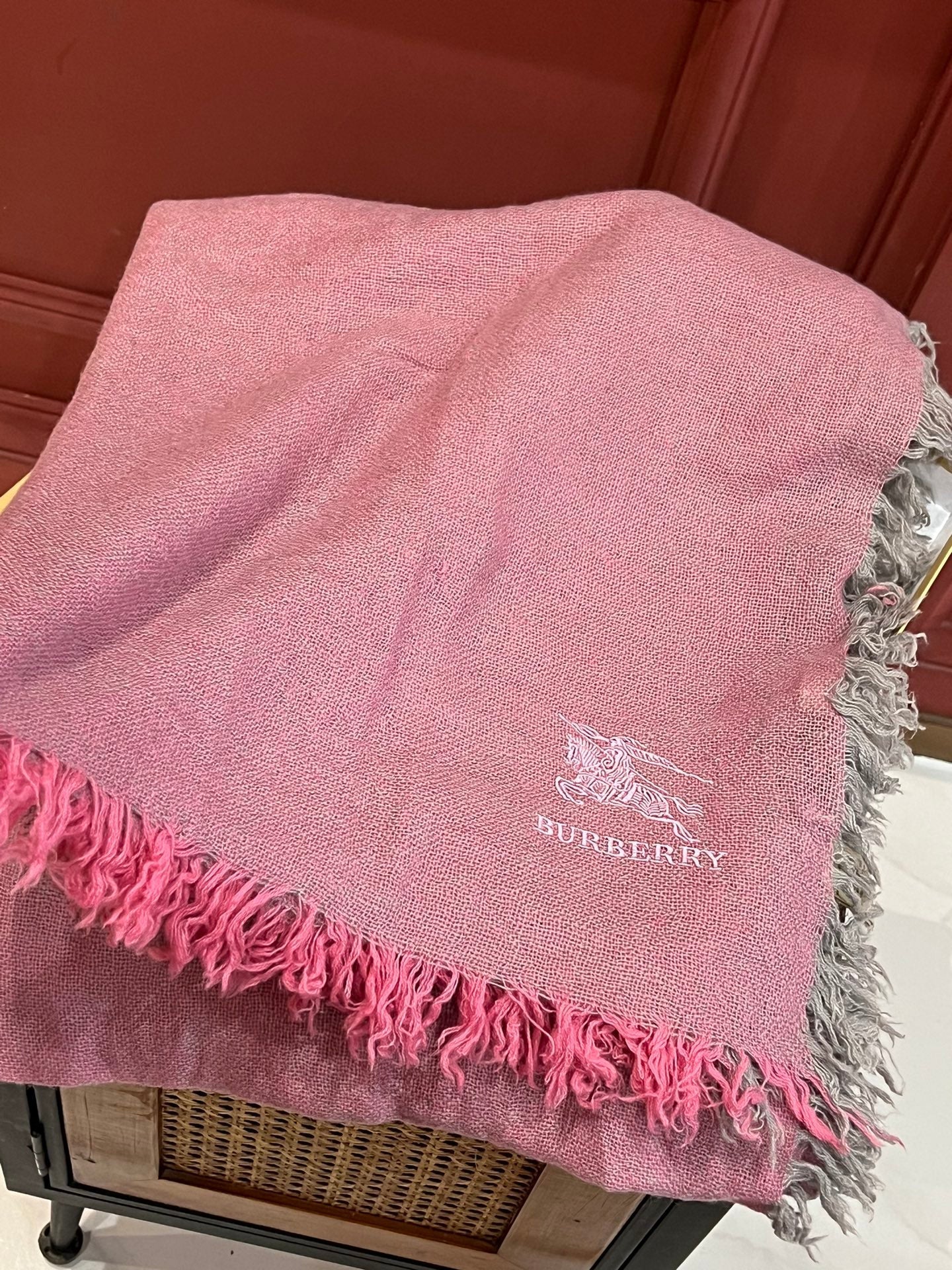 SCARF 200 CM IN FLAMINGO PINK CASHMERE 410225