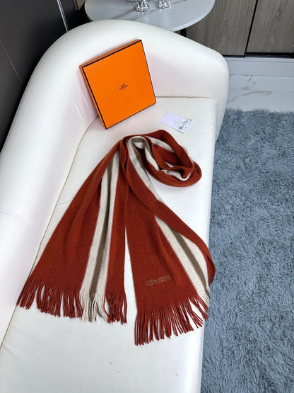 SCARF 180 CM IN GARNET RED CASHMERE 356238