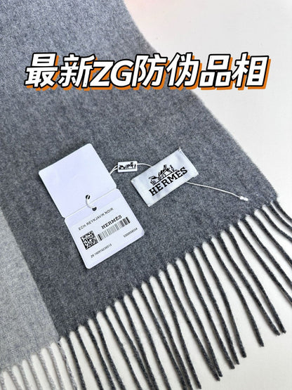 SCARF 190 CM IN DOVE GRAY CASHMERE 364768