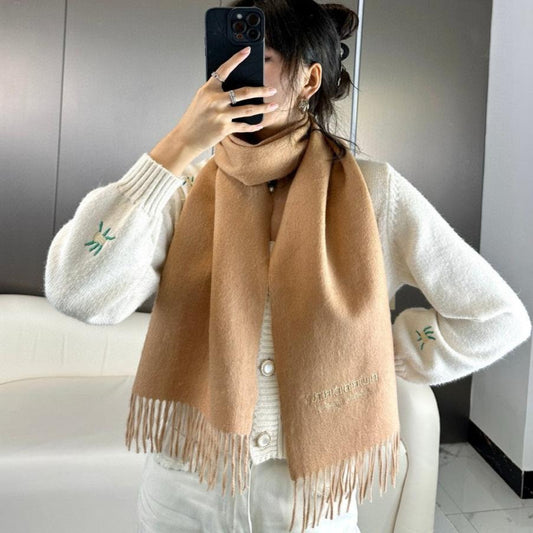 SCARF 180 CM IN TUSCAN BEIGE CASHMERE 398418