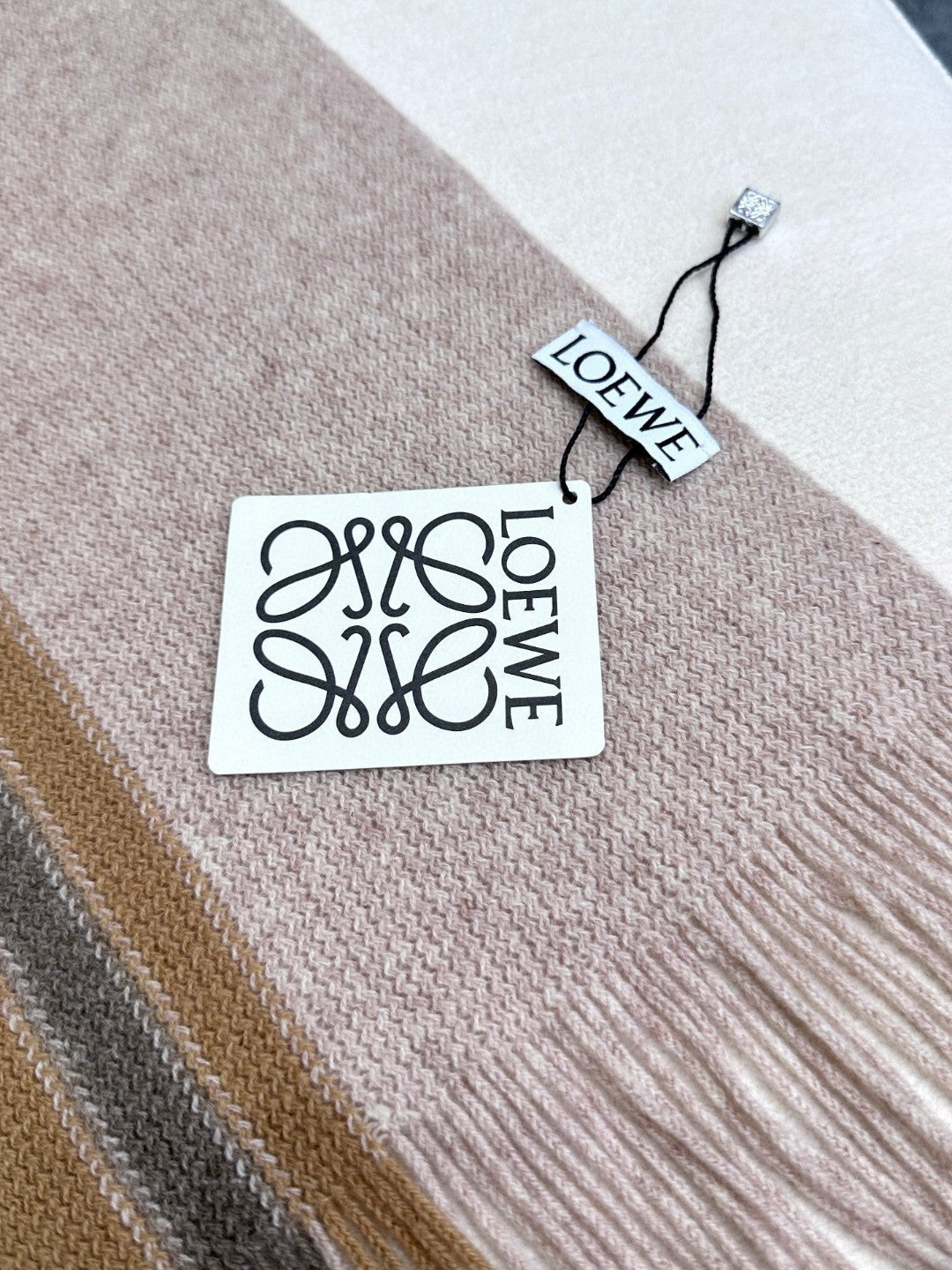 SCARF 180 CM IN ALMOND BEIGE CASHMERE 410158