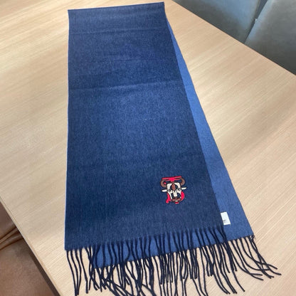 SCARF 200 CM IN CLASSIC BLUE CASHMERE 403740