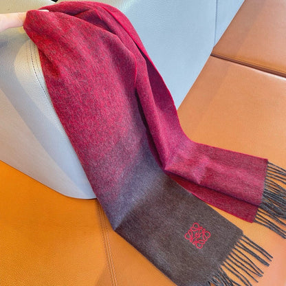 SCARF 180 CM IN COLORFUL CASHMERE AND WOOL 411656