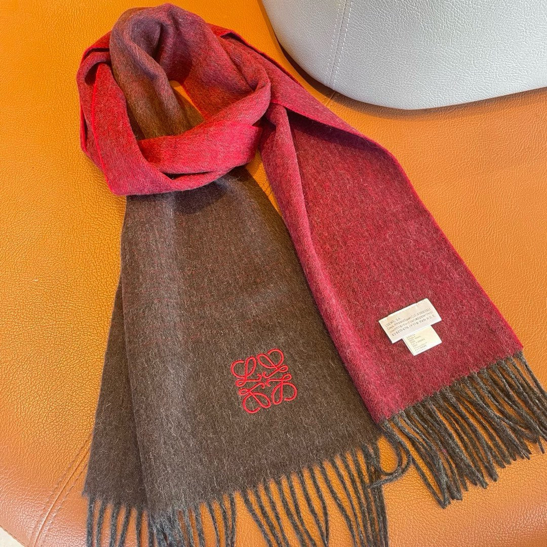 SCARF 180 CM IN COLORFUL CASHMERE AND WOOL 411656