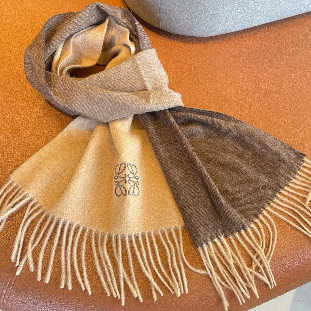 SCARF 180 CM IN COLORFUL CASHMERE AND WOOL 411660